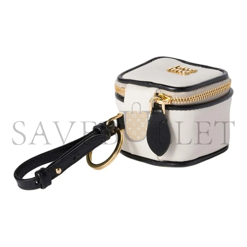 MIU MIU LEATHER KEYCHAIN CHARM 5TL527 (6*6*4cm)